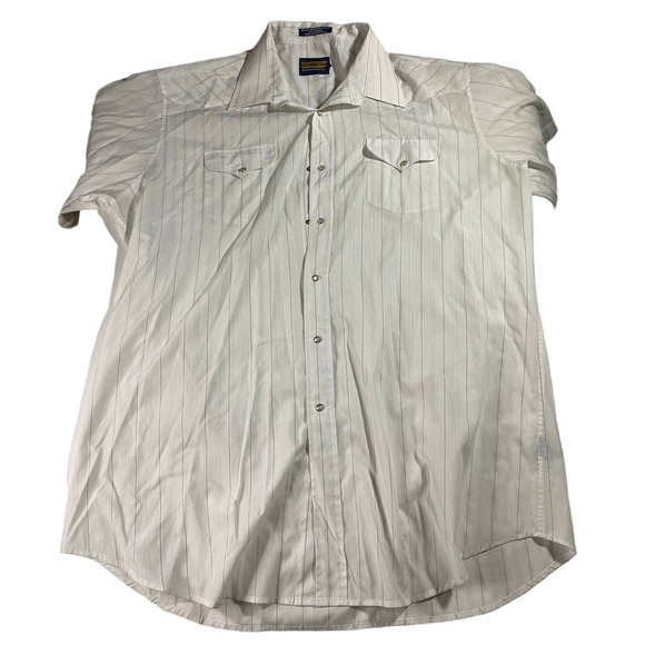 Panhandle Slim Manches Longues Perle Snap Rayé Ouest Chemise